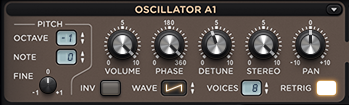 Sylenth1's Oscillator sectie