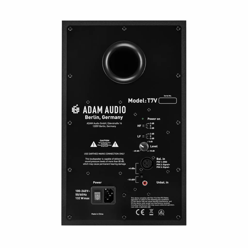Adam Audio T7V Studio Monitor voor elektronische muziekproducers