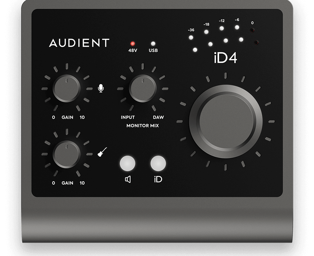Audient iD4 Audio Interface voor muziek producers