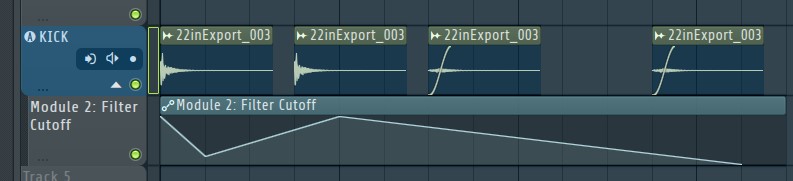 Automation Clip koppelen aan track